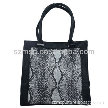 2013-Fashion Ladies Snake Pattern PU Handbag